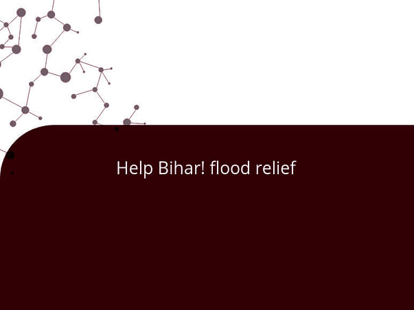 Help Bihar! flood relief