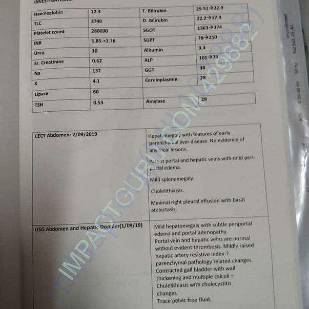 Medical Report