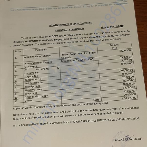 Medical Bill