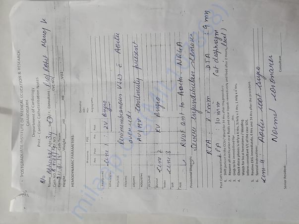 Angiography Report