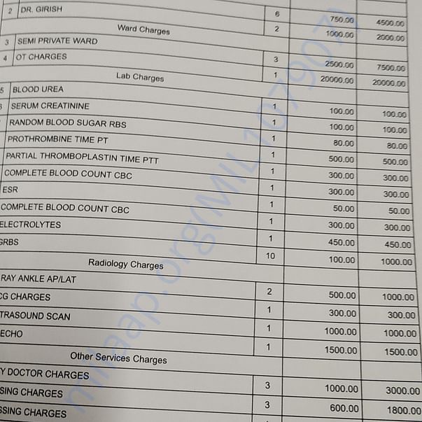 Medical Bill