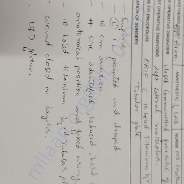 Medical Report