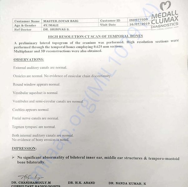 Medical Report