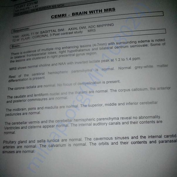 Medical Report