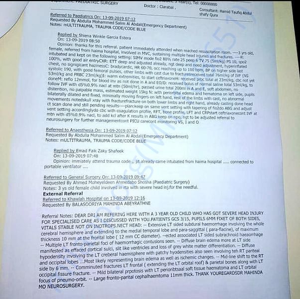 Medical Report