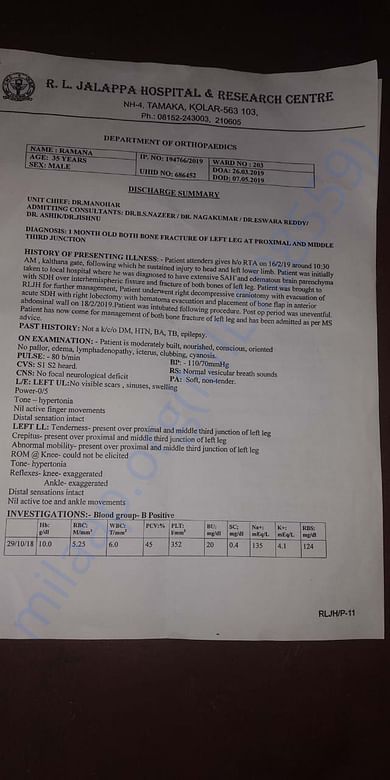 Discharge summary