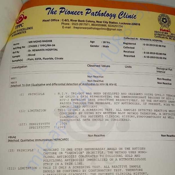 Medical Report