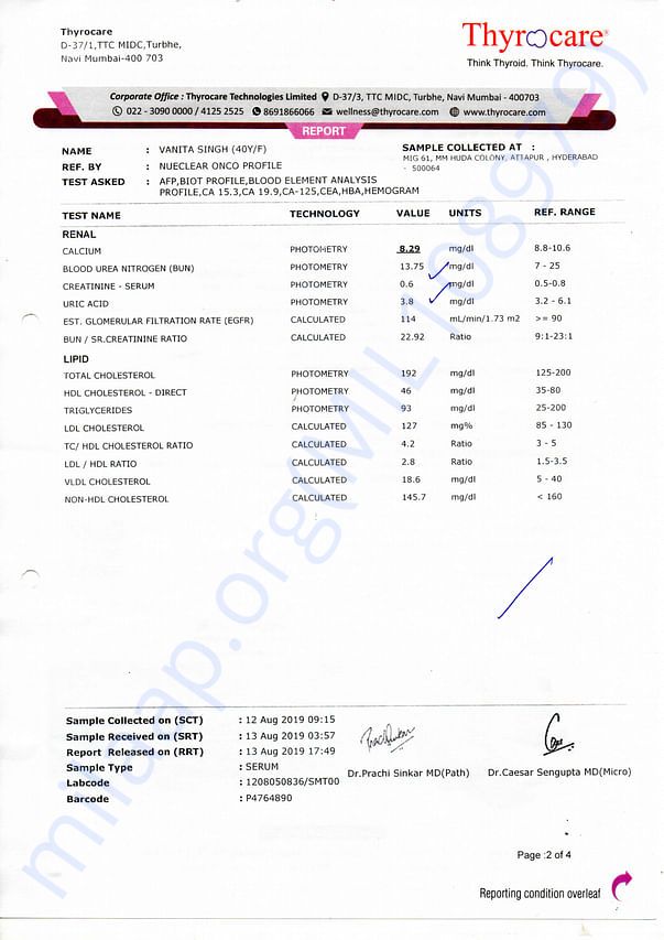 Medical Report