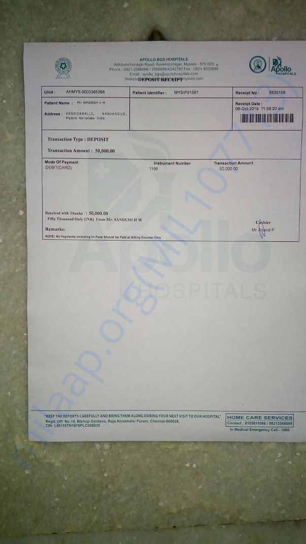 Hospital bills