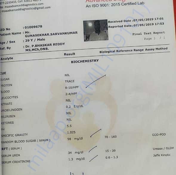 Medical Report