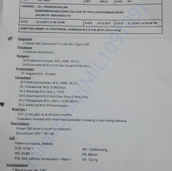Medical Report
