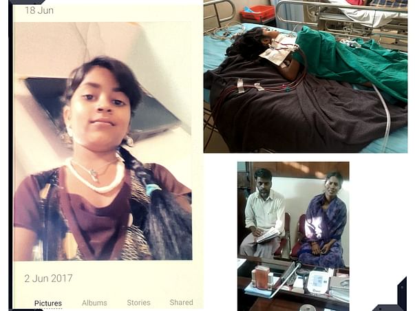 Help a daily wage labourers daughter fighting for her life