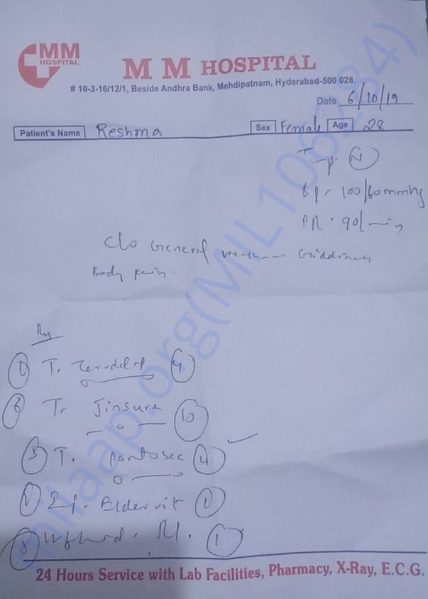 Medications that are recently prescribed
