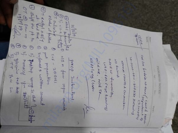 Progress notes
