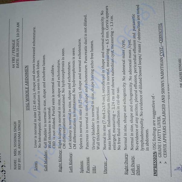 Medical Report