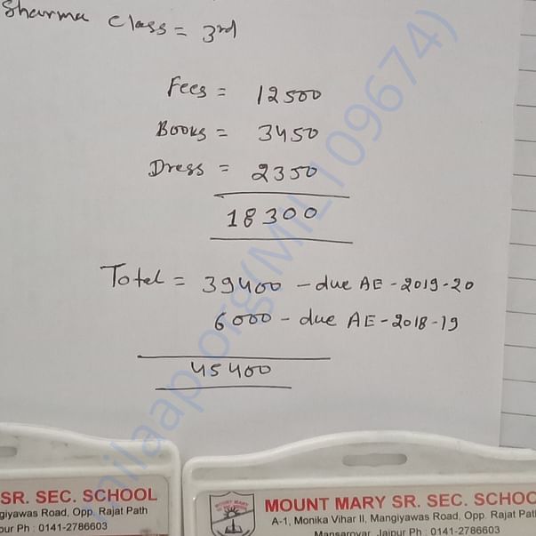 Estimation Letter