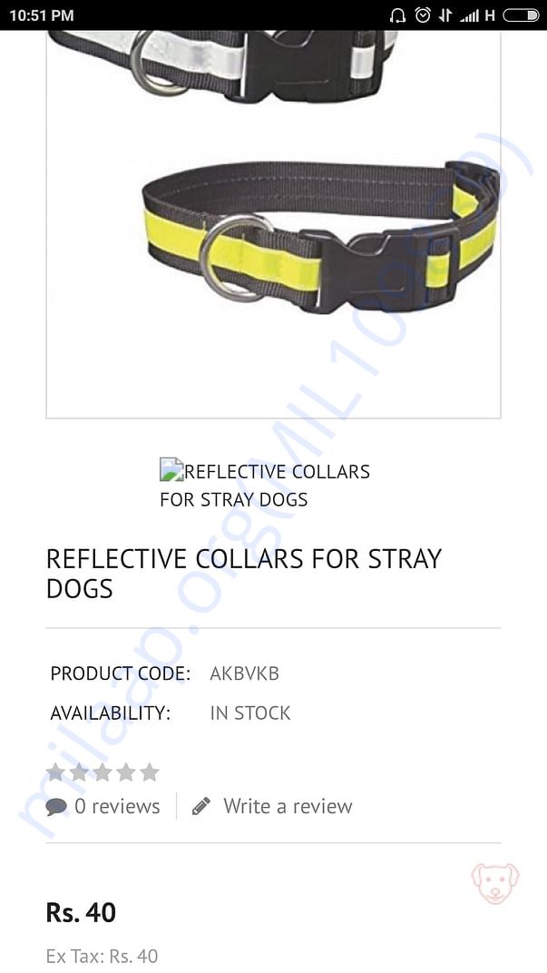 With your heLp I will be able to give reflective collars to manystreet