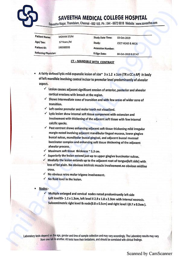 Medical Report