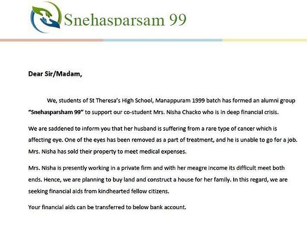 Help Nisha And Her Family