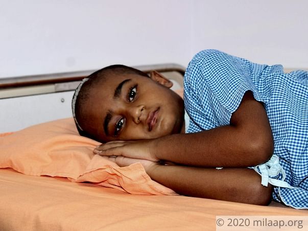 9-year-old Unable To Even Eat Because Of A Painful Brain Tumour