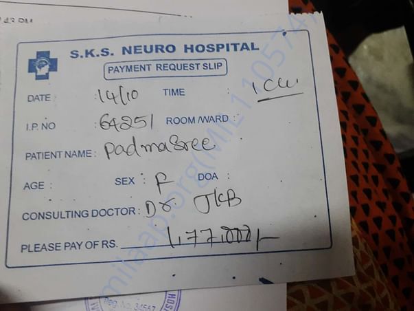 Medical document , invoice.
