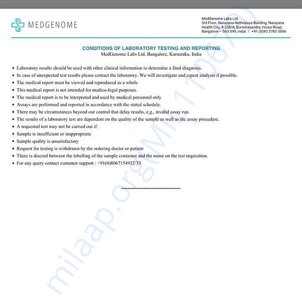 Medical Report