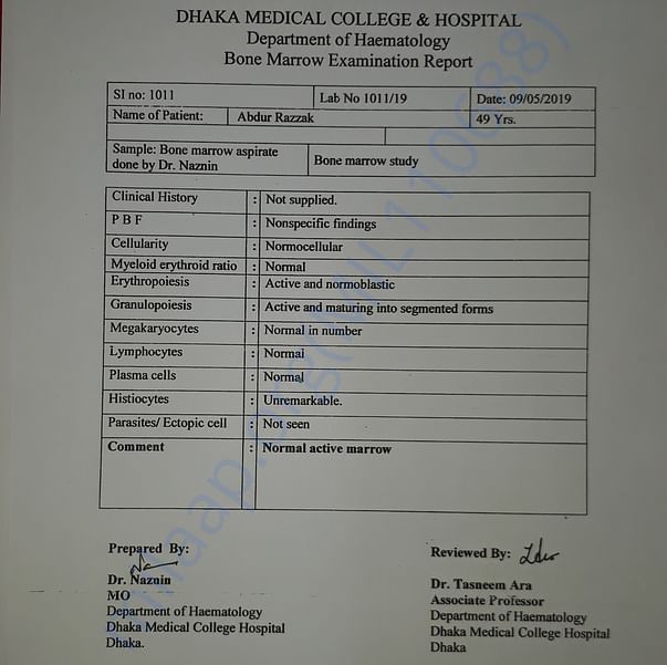 Medical Report