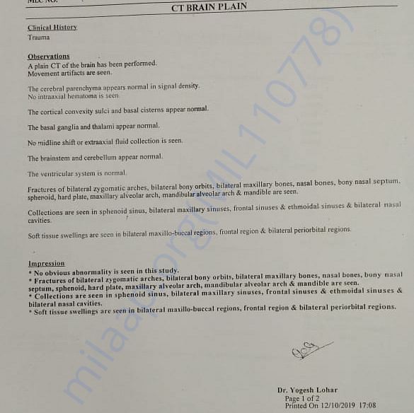 Medical Report