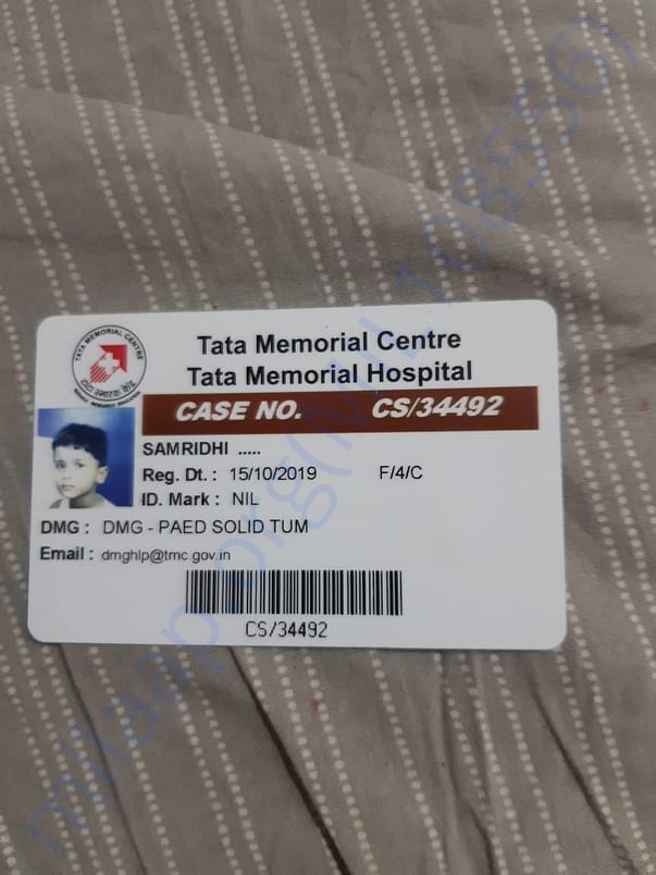 Tata memorial admit card