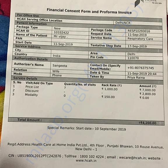 Medical Bill