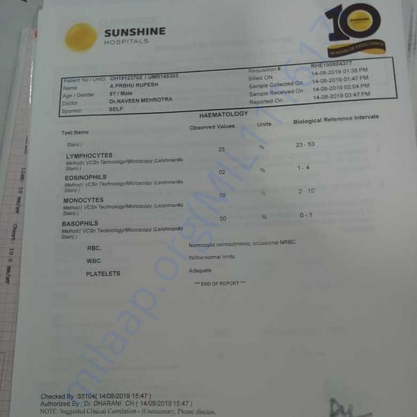 Medical Report