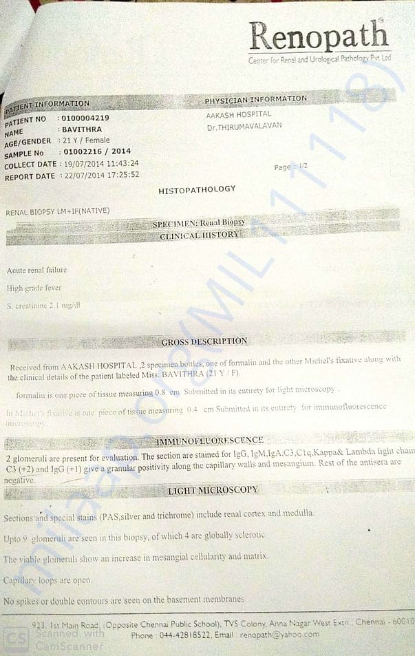 Biopsy report