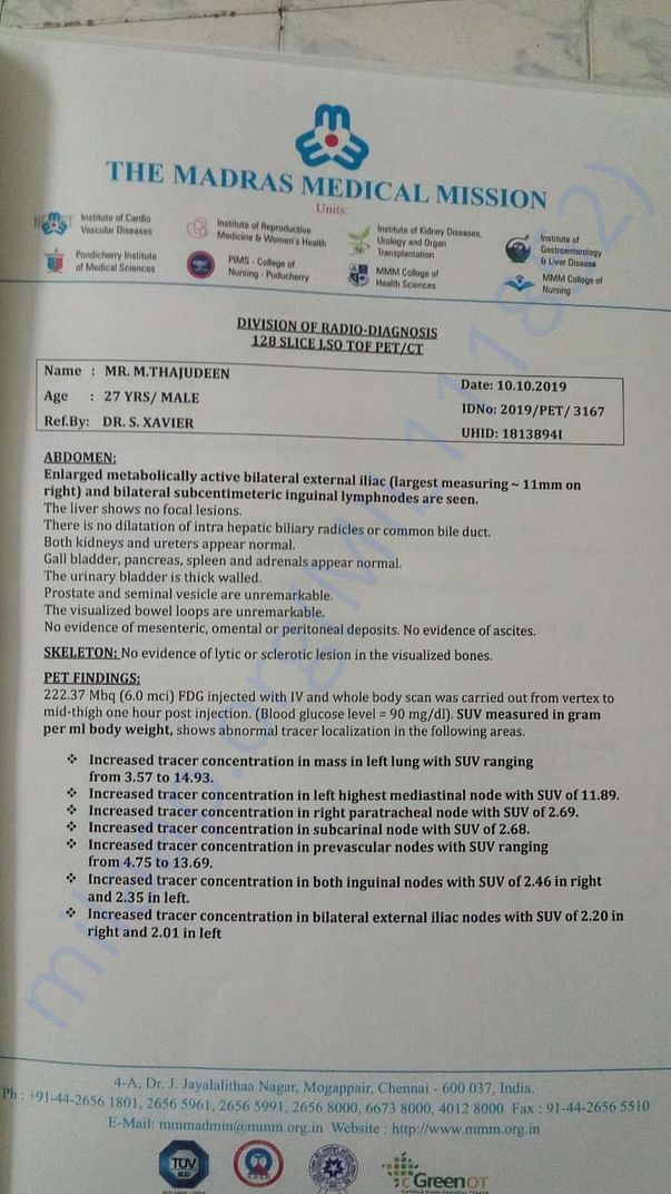 Hospital bill