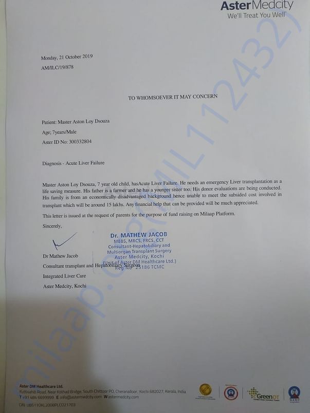Estimation Letter