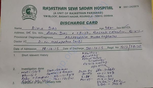 Medical Diagnosis Report ( Part - 1)