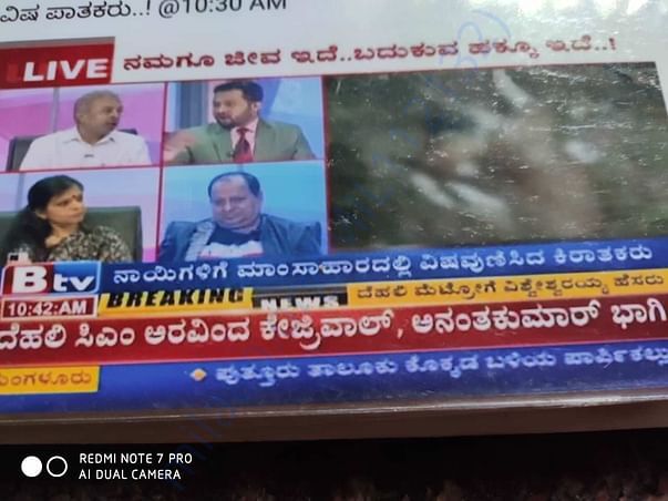 A live talk about in tv programme on supporting the stray dogs...