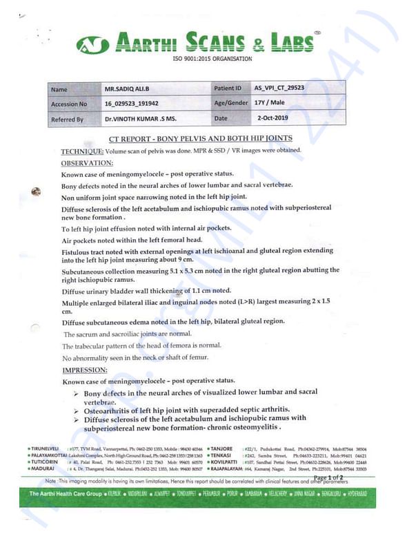 Medical Report