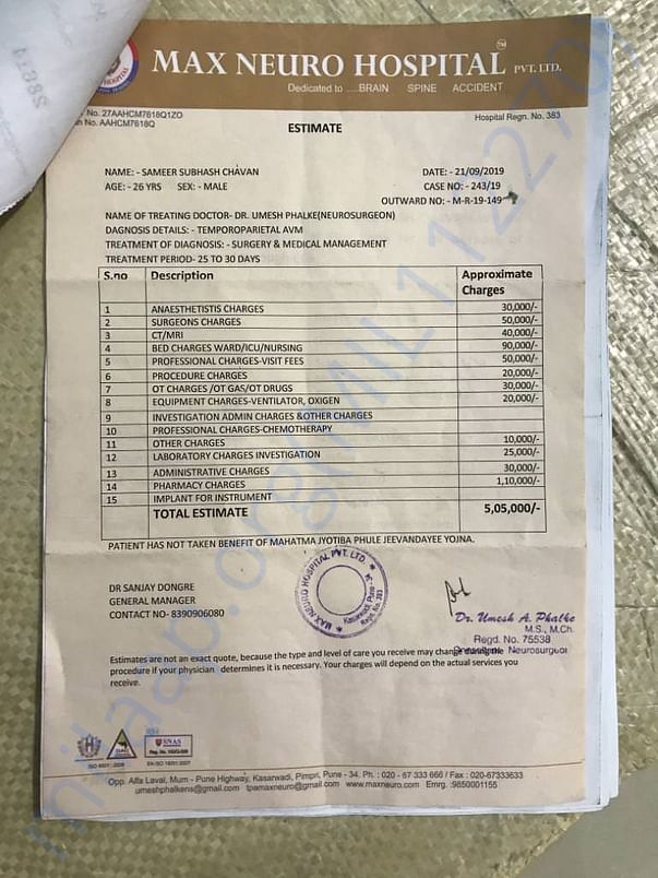 Medical Estimate