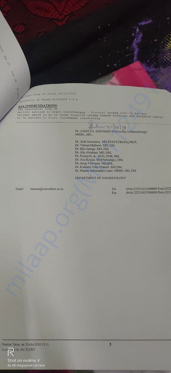 Hospital bills