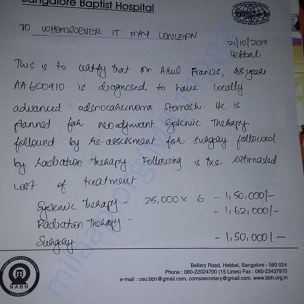 Estimation Letter