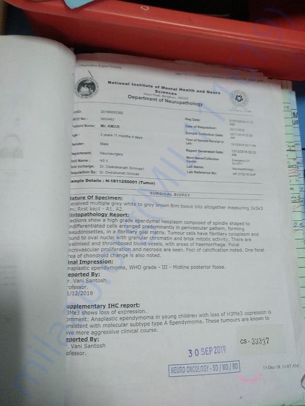 MEDICAL REPORT