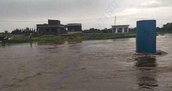 Krishna river water coming into our village