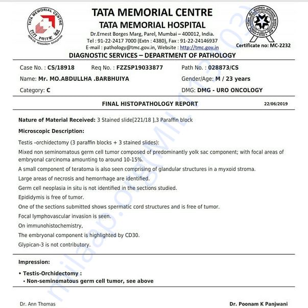 Medical Report