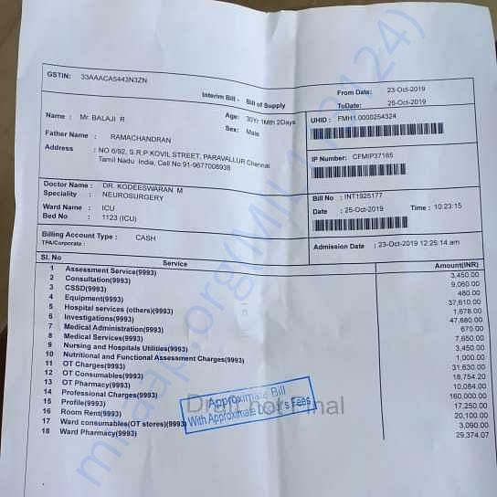 Medical Bill