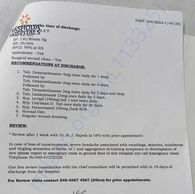 Medical Report