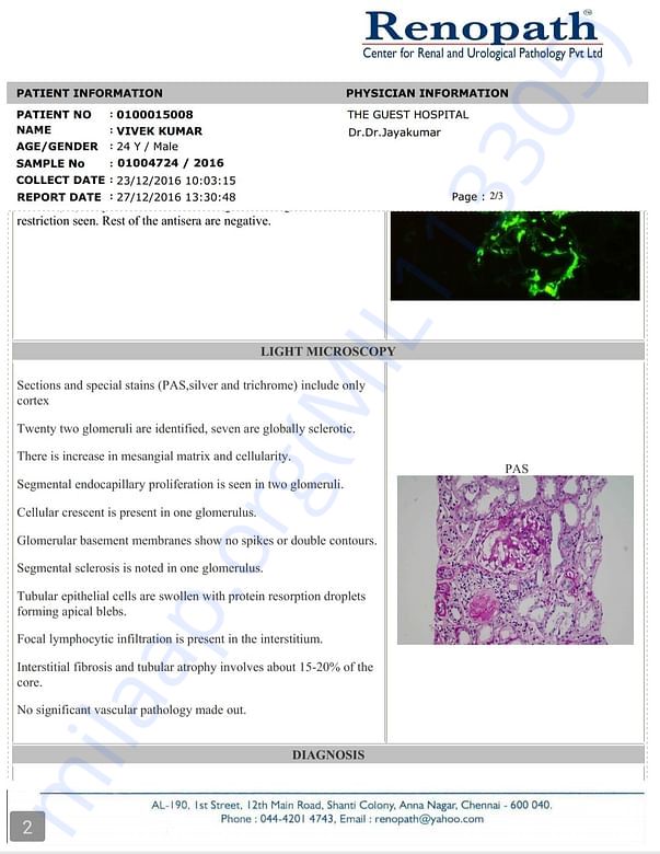 Renal biopsy