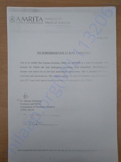 Details of Fourth Surgery