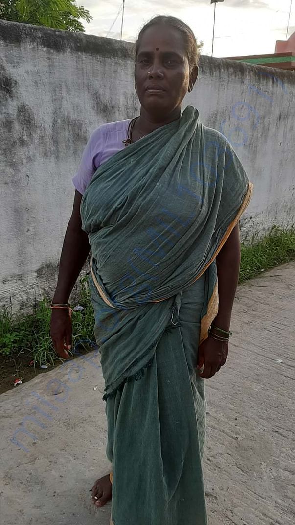 Amudha from the village of Thuraampoondi