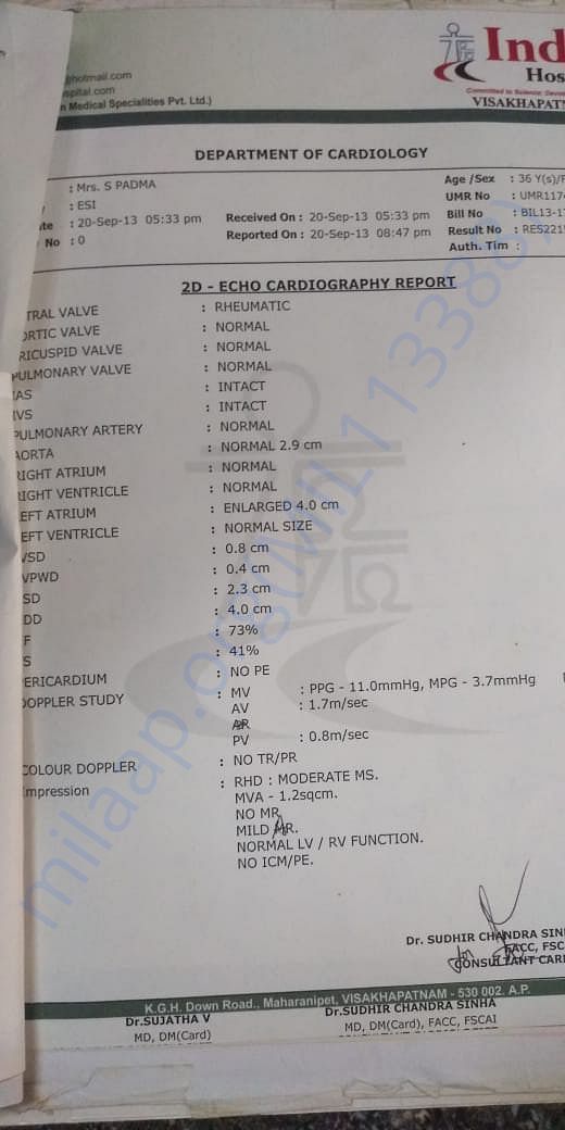 Hospital prescription