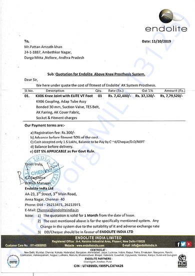 Estimate Report